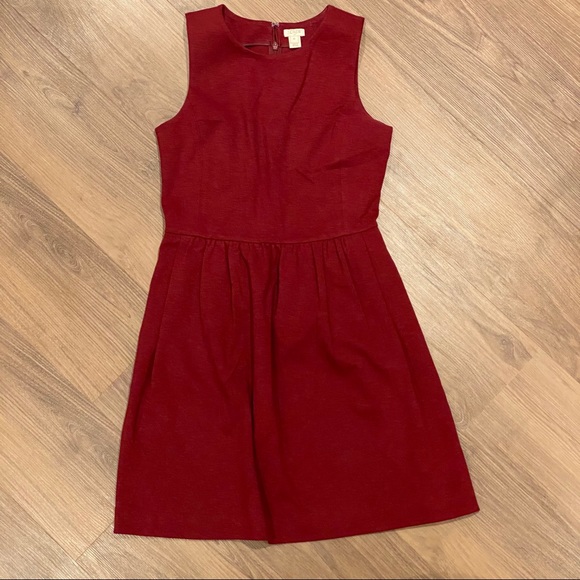 JCREW sleeveless, evening work dress with pockets!